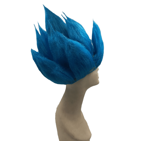 Disfraz Dragon Ball Peluca Saiyan Blue