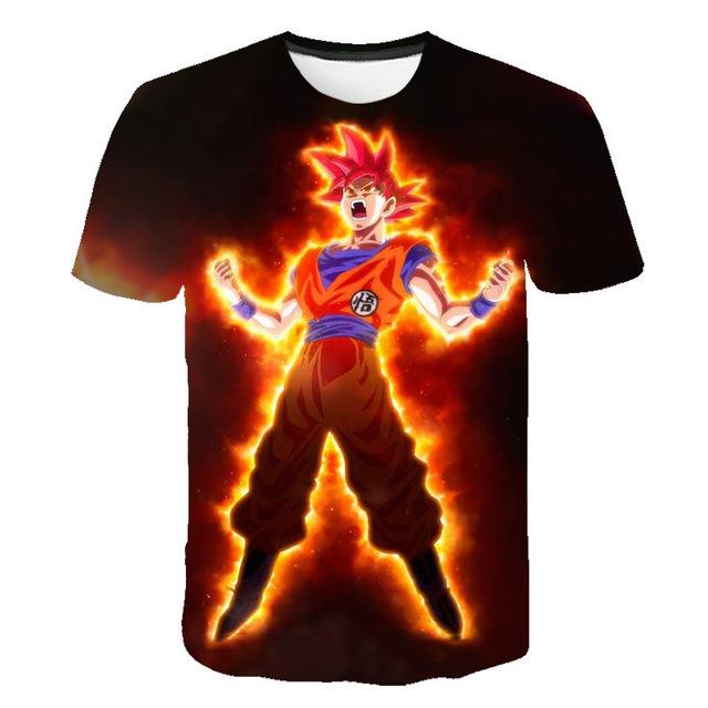 Camiseta Dragon Ball Goku SSJ Dios Cree