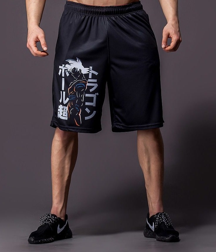 pantalones-cortos-deportivos-dragon-ball-negros